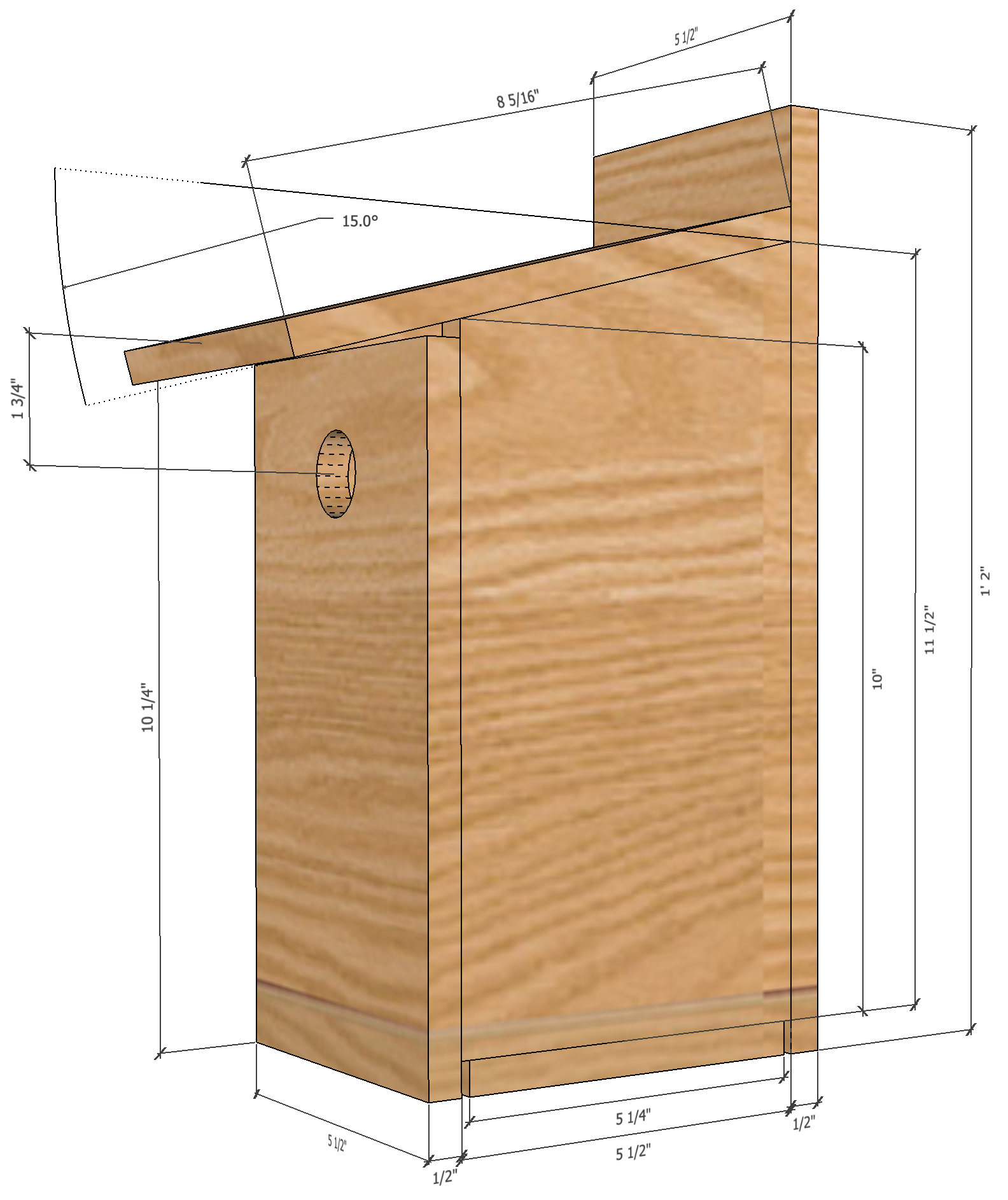 Easy Birdhouse Plans HOW TO BUILD A BIRDHOUSE